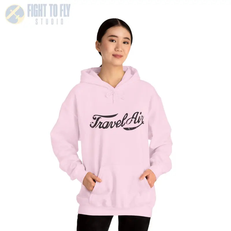 TravelAir Unisex Heavy Blend™ Hoodie - Cozy Adventure Apparel - Gifts for pilots - Aviation apparel