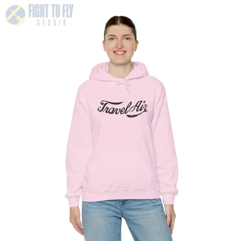 TravelAir Unisex Heavy Blend™ Hoodie - Cozy Adventure Apparel - Gifts for pilots - Aviation apparel