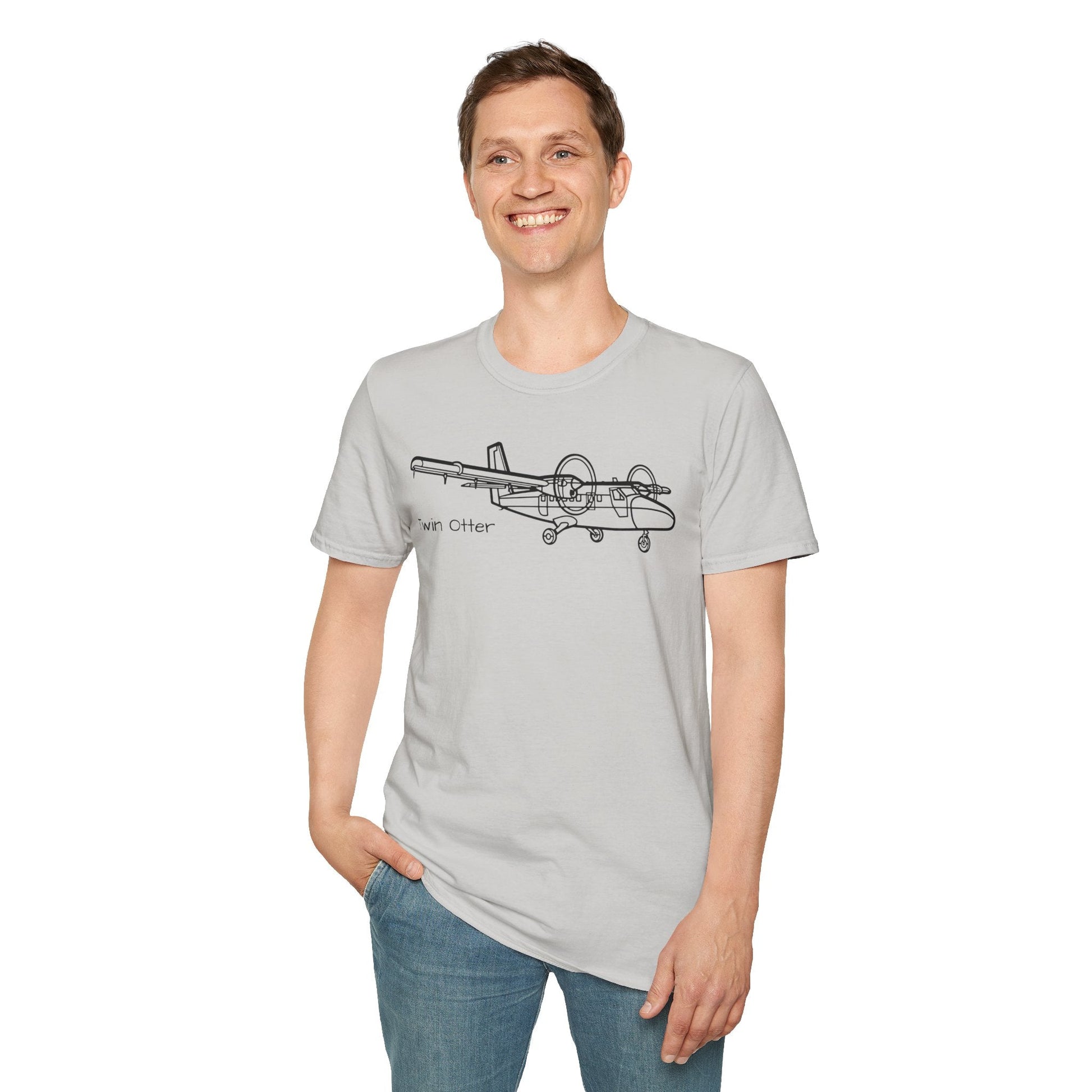 Twin Otter T-Shirt – DHC-6 STOL Utility Aircraft Aviation Tee - Gifts for pilots - apparel