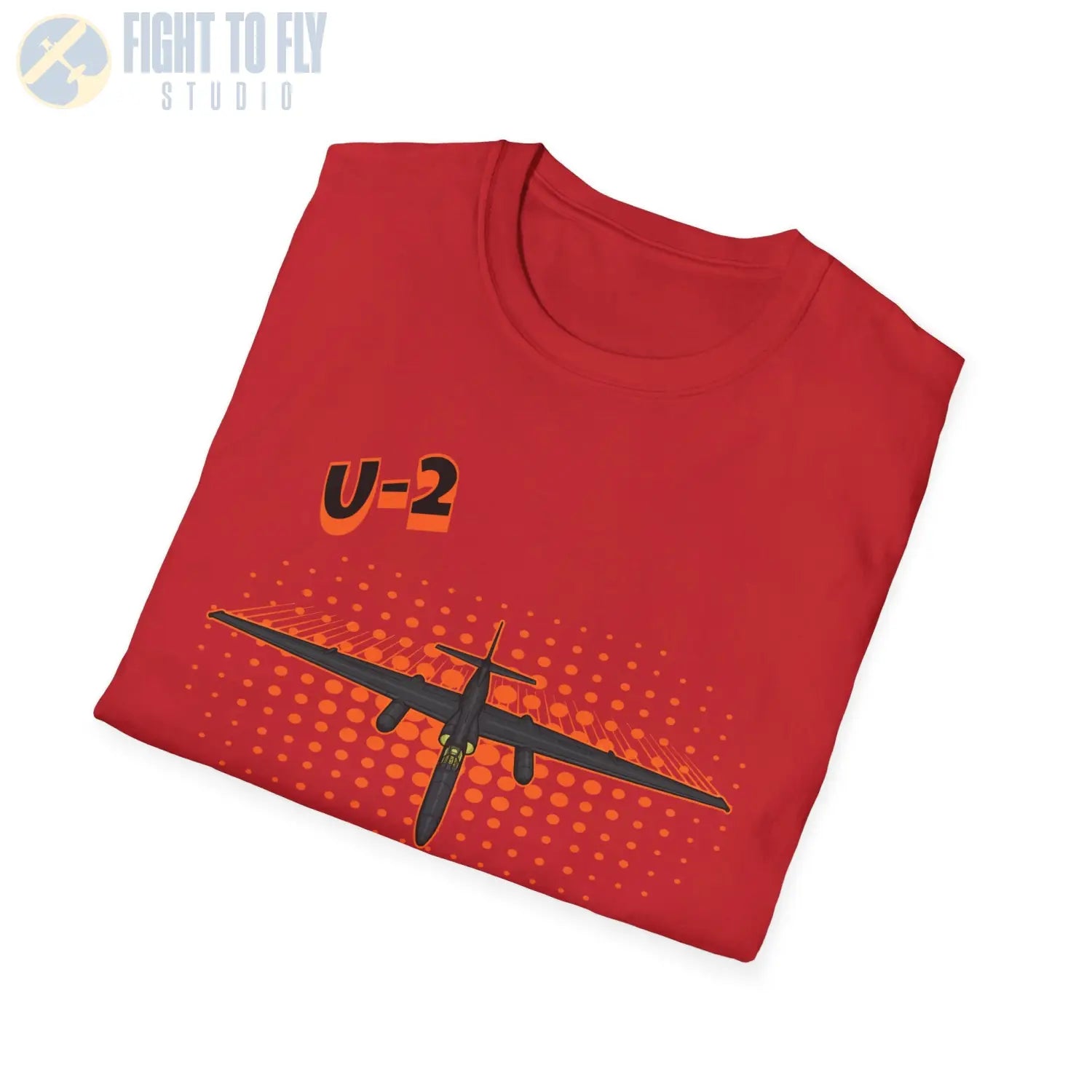 U-2 Dragon Lady Comic Style T-Shirt - Pilot gifts - WWII warbird t-shirt