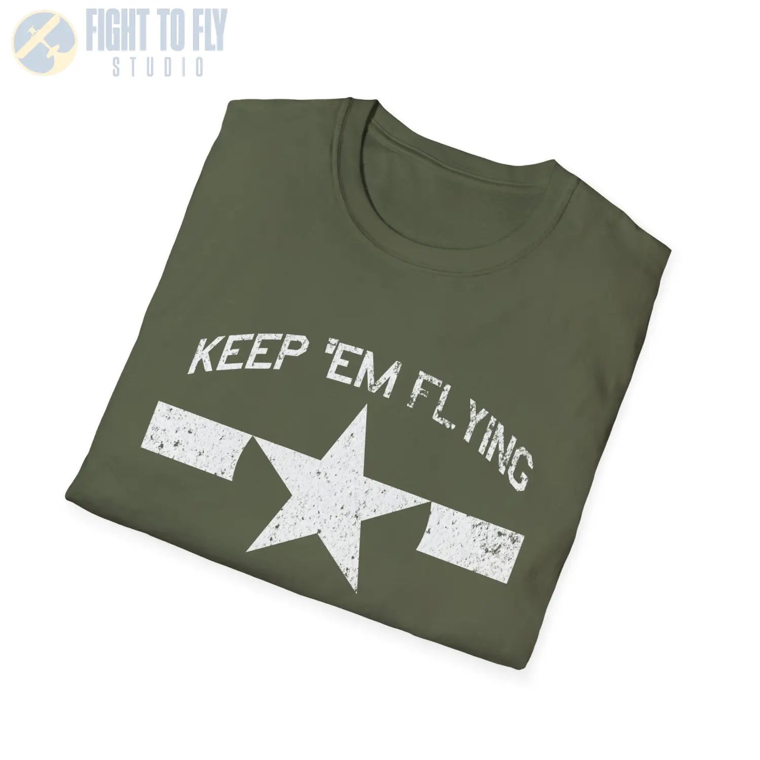 U.S. Navy Roundel “Keep ’Em Flying” 1945 T Shirt Pilot gifts WWII warbird t shirt