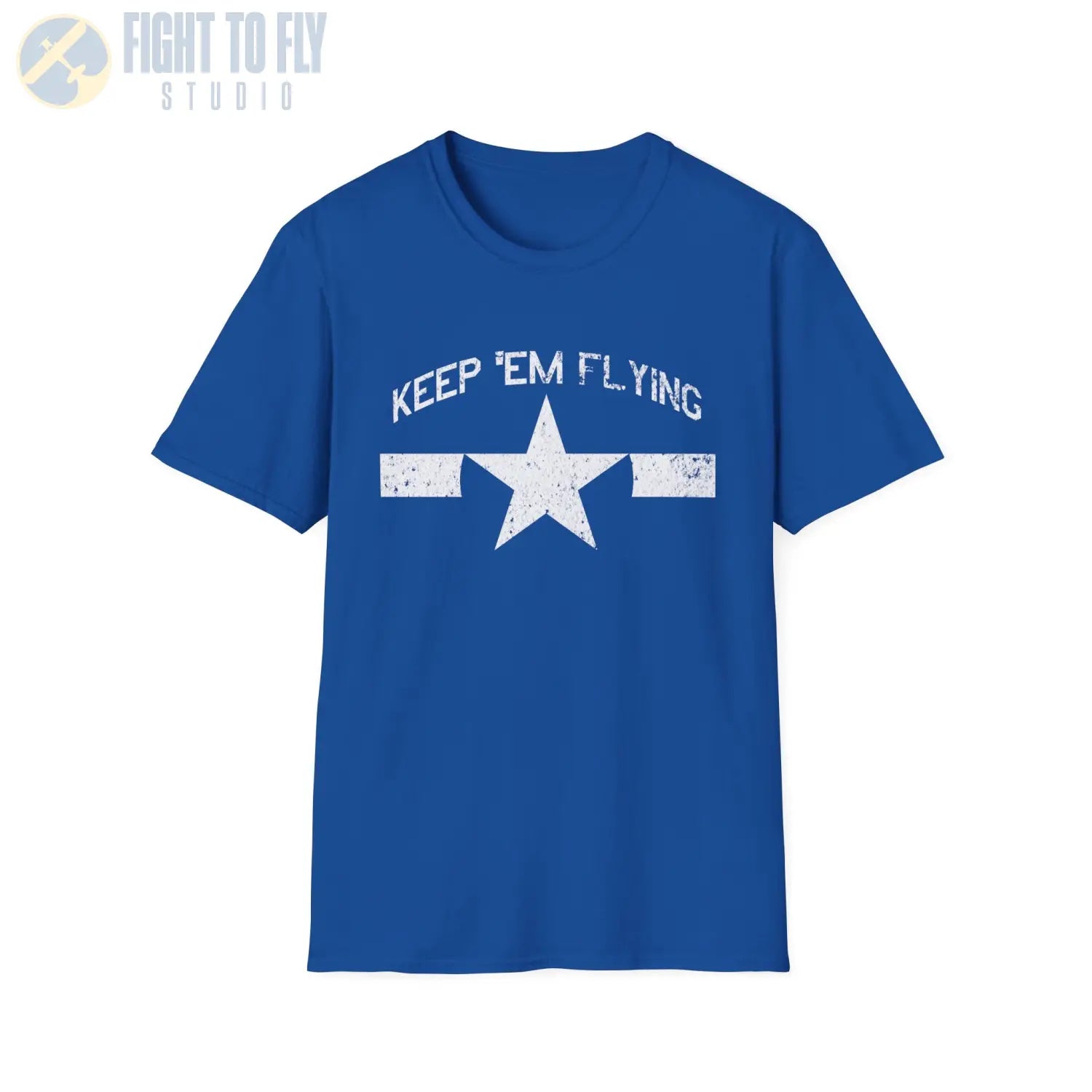 U.S. Navy Roundel “Keep ’Em Flying” 1945 T Shirt Pilot gifts WWII warbird t shirt
