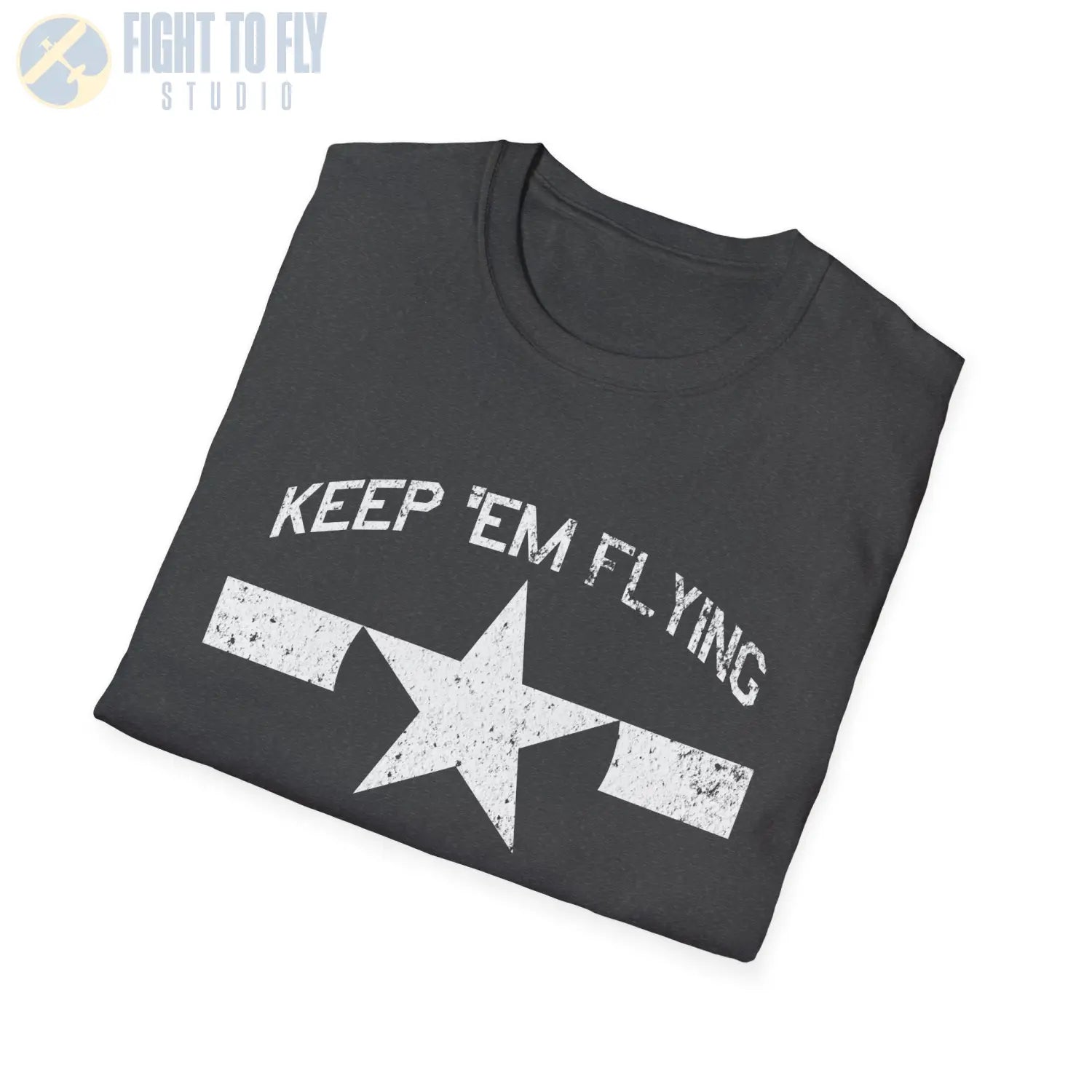 U.S. Navy Roundel “Keep ’Em Flying” 1945 T Shirt Pilot gifts WWII warbird t shirt