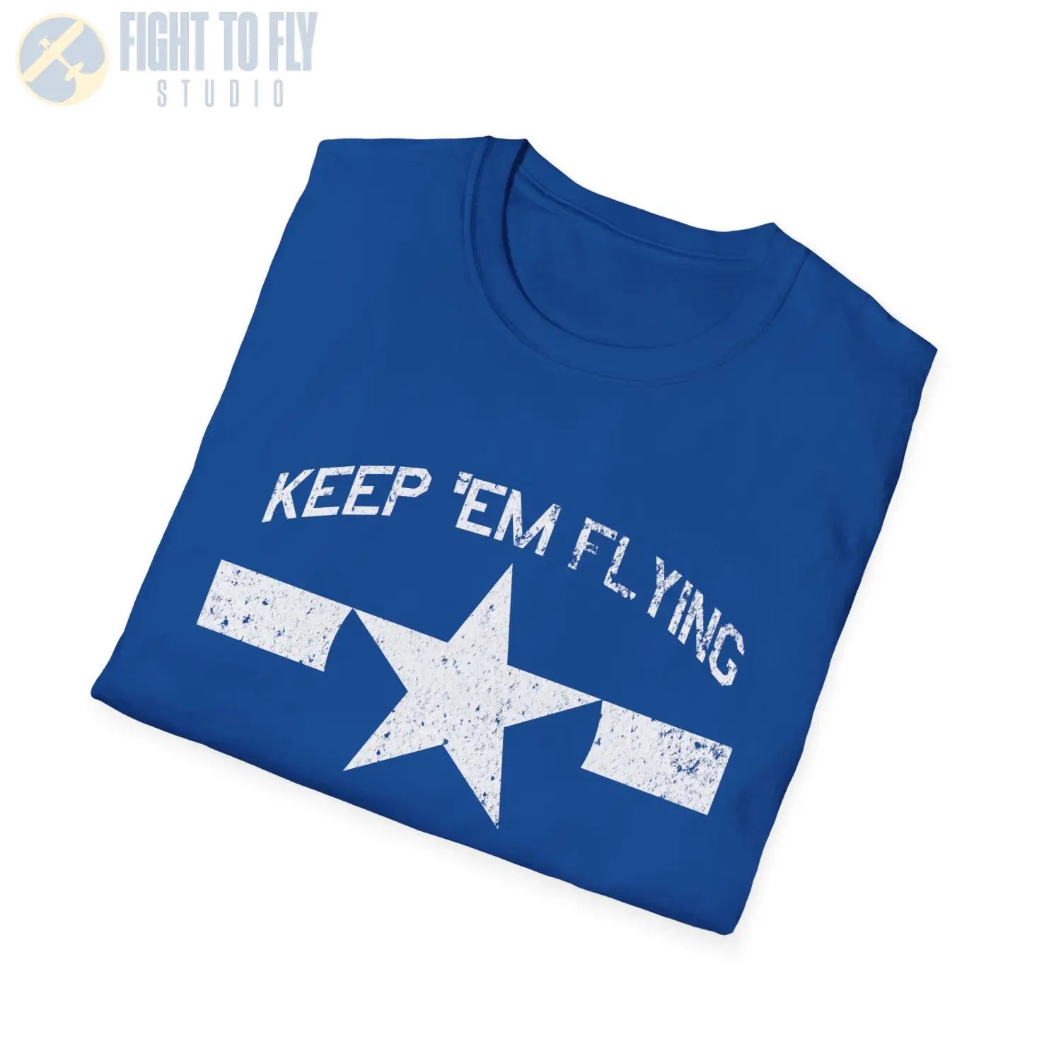 U.S. Navy Roundel “Keep ’Em Flying” 1945 T Shirt Pilot gifts WWII warbird t shirt