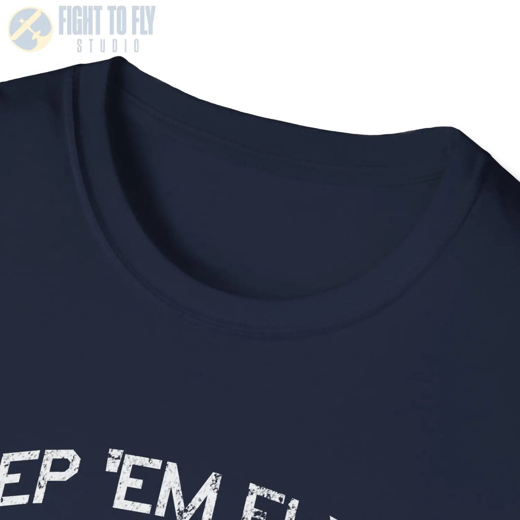U.S. Navy Roundel “Keep ’Em Flying” 1945 T Shirt Pilot gifts WWII warbird t shirt
