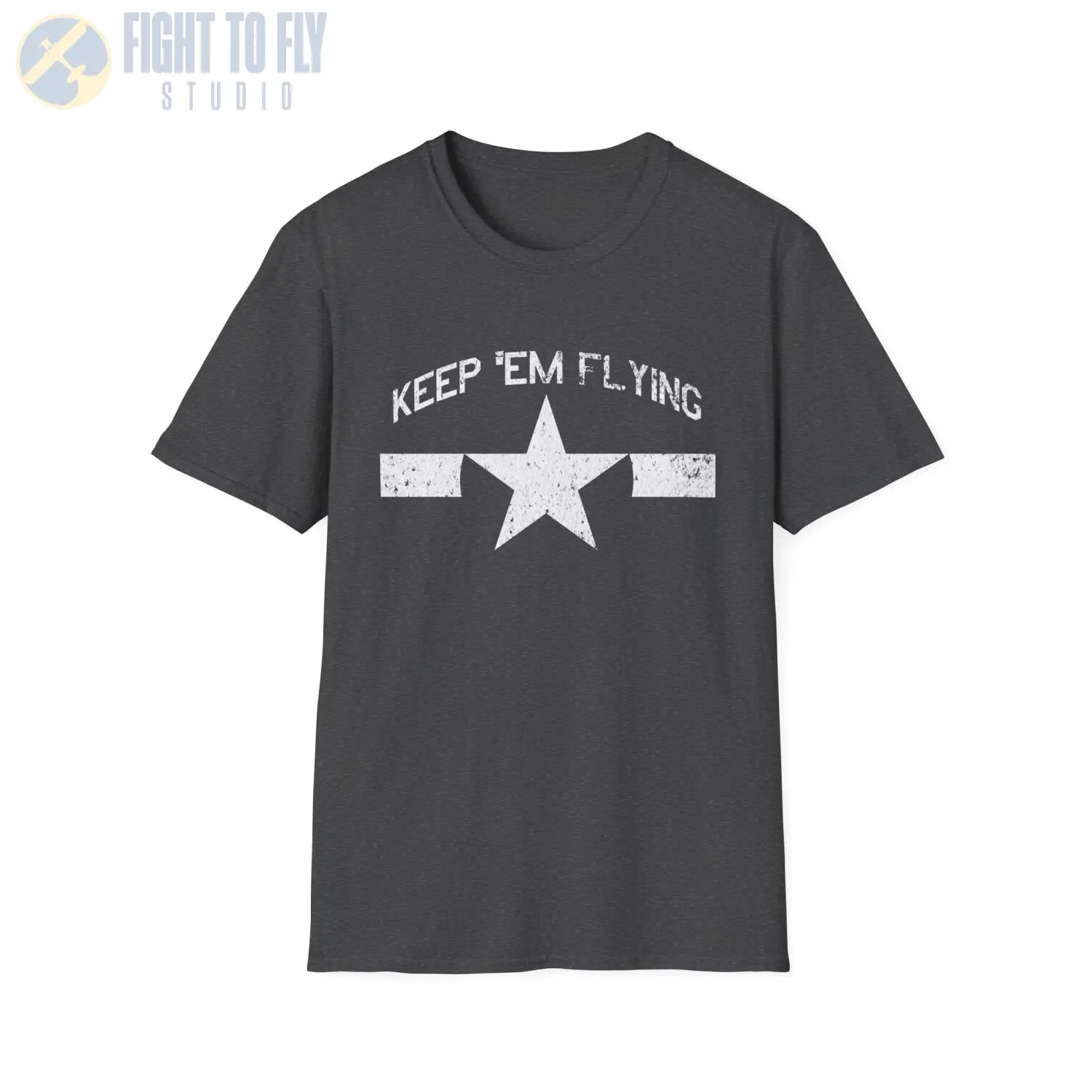 U.S. Navy Roundel “Keep ’Em Flying” 1945 T Shirt Pilot gifts WWII warbird t shirt