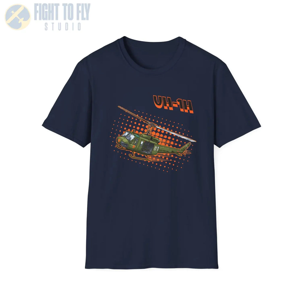 UH-1H Huey Comic Style T-Shirt - Pilot gifts - WWII warbird t-shirt