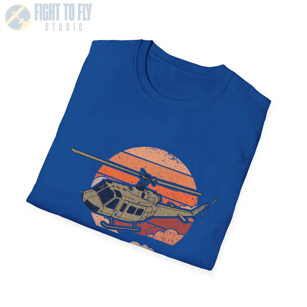UH-1H Huey Retro T-Shirt - Pilot gifts - WWII warbird t-shirt