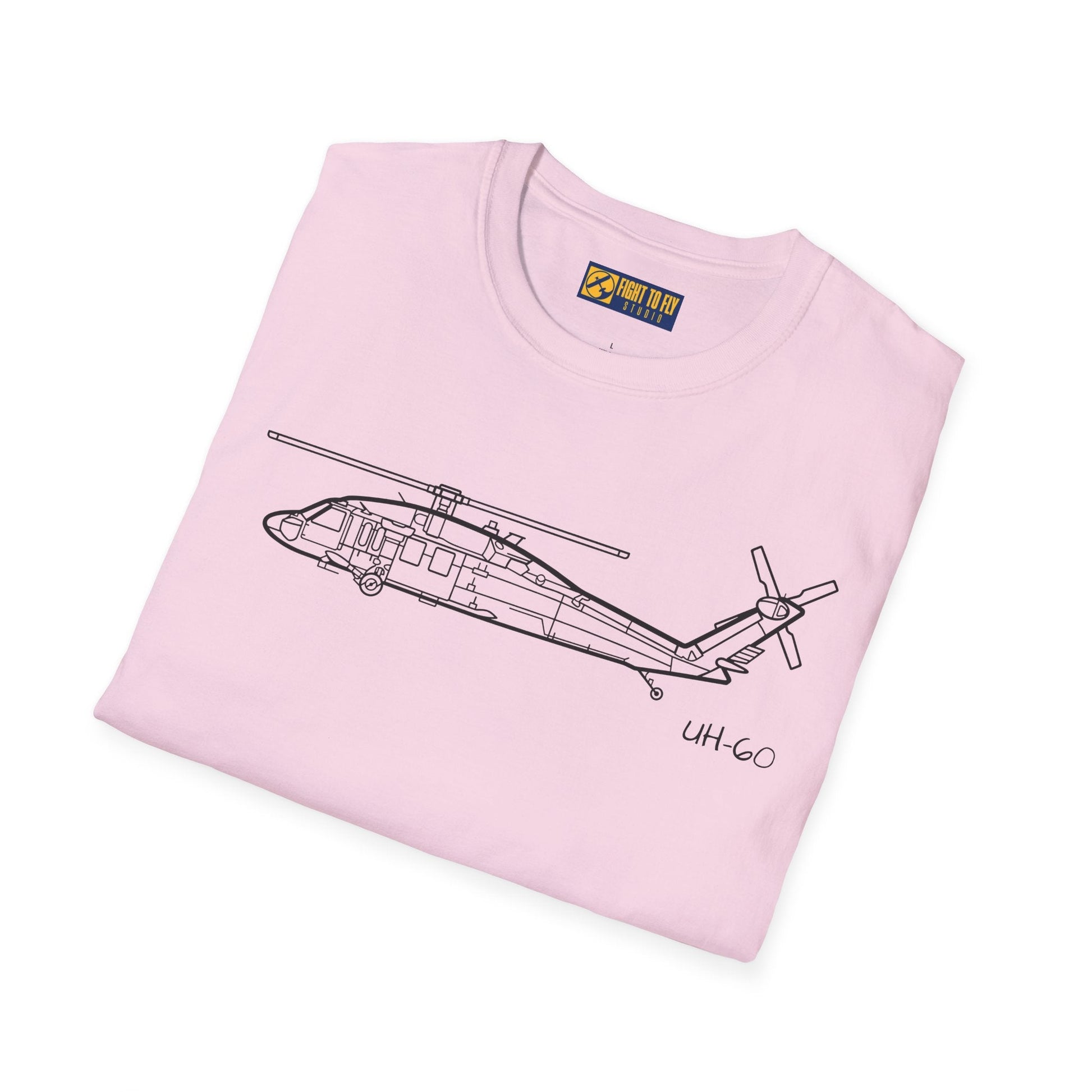UH-60 T-Shirt – Black Hawk Military Helicopter Aviation Tee - Pilot gifts - WWII warbird t-shirt