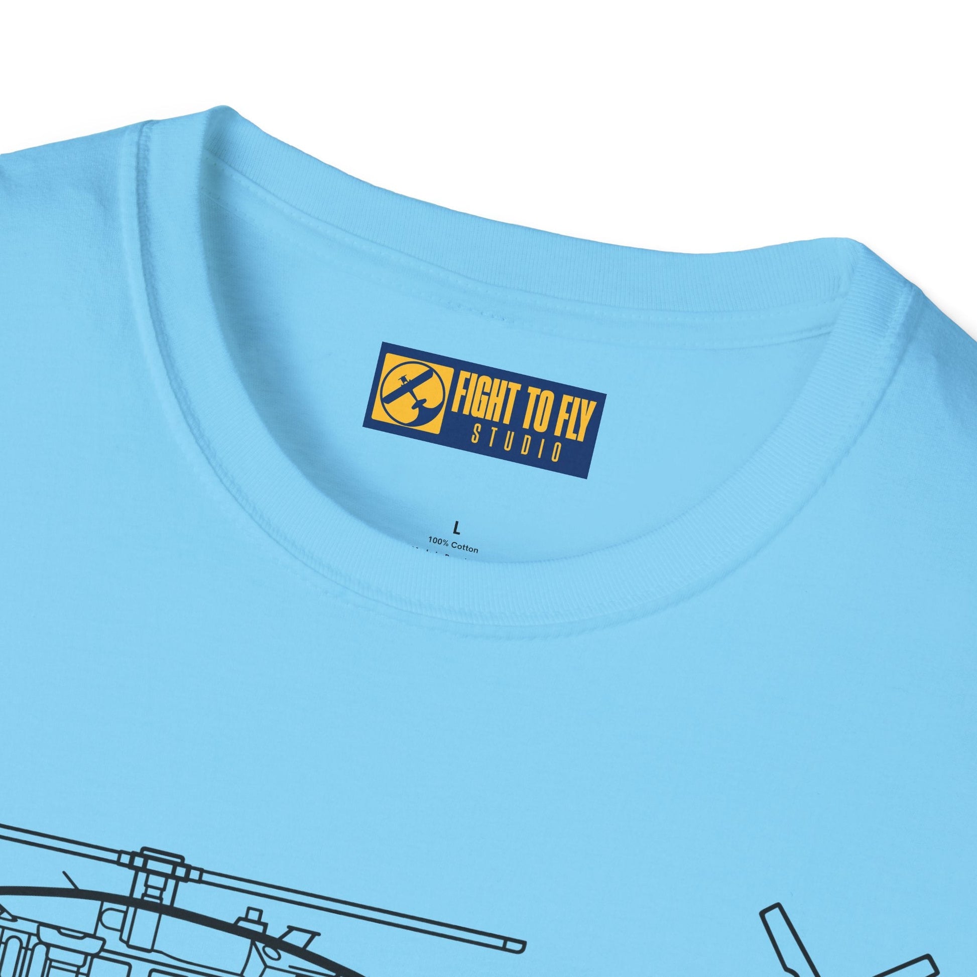 UH-60 T-Shirt – Black Hawk Military Helicopter Aviation Tee - Pilot gifts - WWII warbird t-shirt