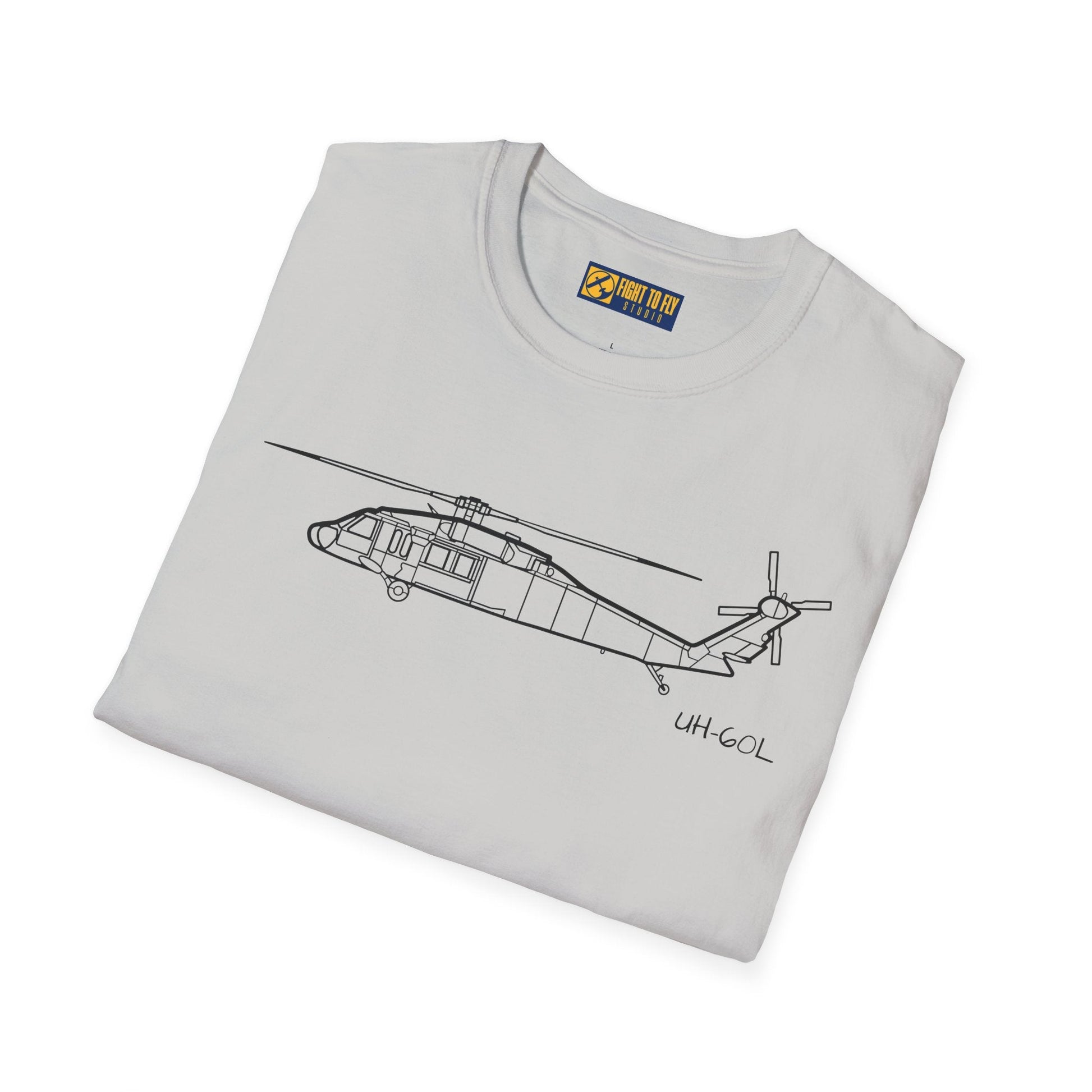 UH-60L T-Shirt – Black Hawk Utility Helicopter Aviation Tee - Pilot gifts - WWII warbird t-shirt