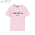 My Mood Improves with Altitude - T-Shirt - Pilot gifts - WWII warbird t-shirt