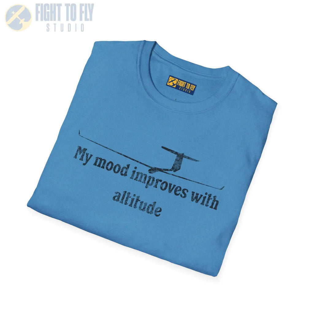 My Mood Improves with Altitude - T-Shirt - Pilot gifts - WWII warbird t-shirt