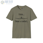 Shhh... I Hear a Radial - T-Shirt - Pilot gifts - WWII warbird t-shirt