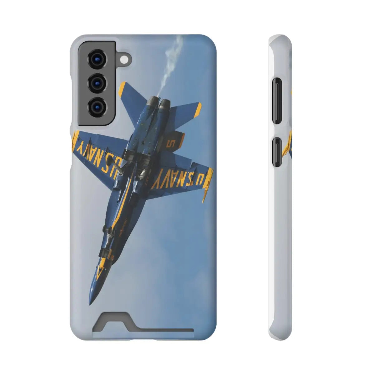 US Navy Blue Angels Phone Case with Card Holder - U.S. Fighter Jet Design - Gifts for pilots - Aviation apparel