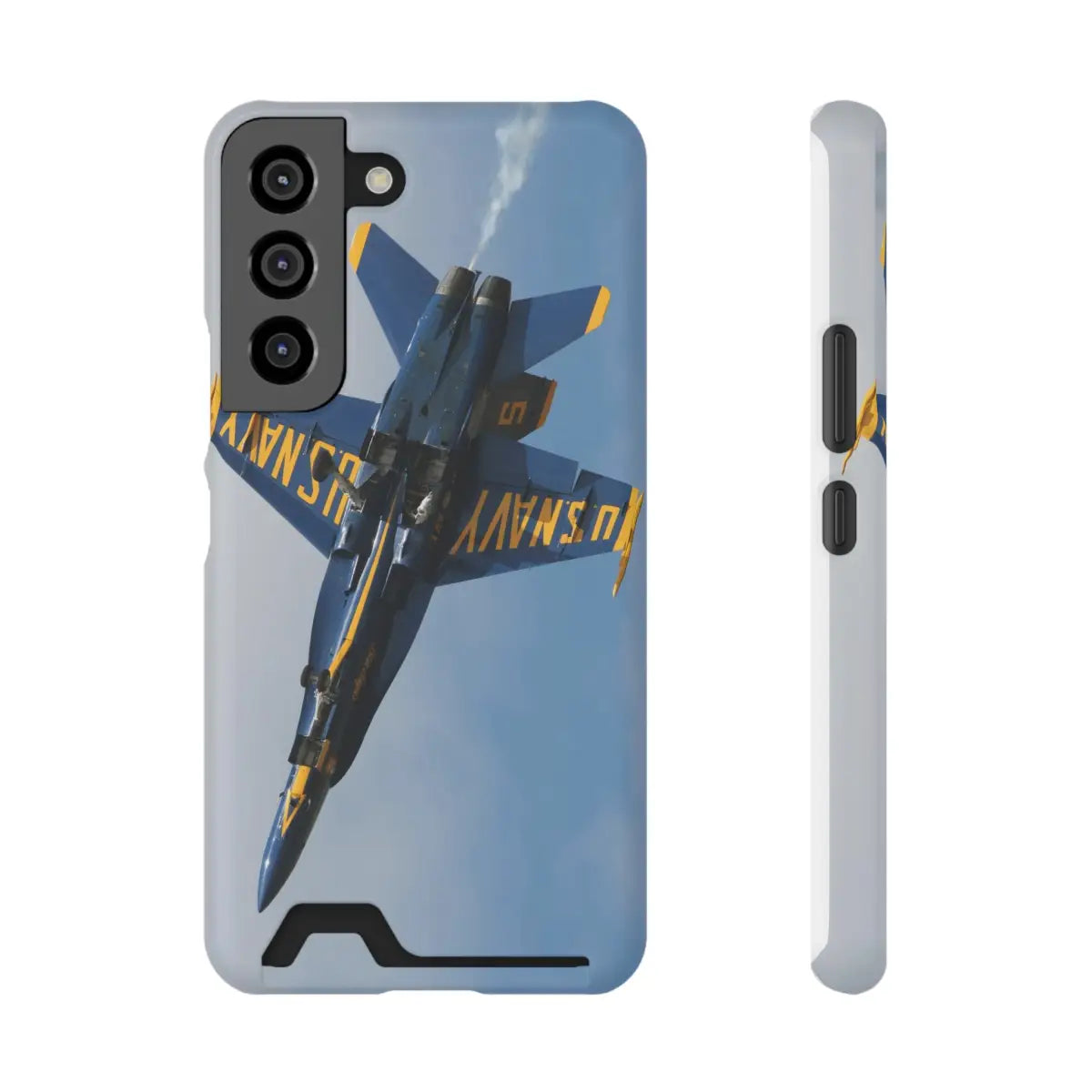 US Navy Blue Angels Phone Case with Card Holder - U.S. Fighter Jet Design - Gifts for pilots - Aviation apparel