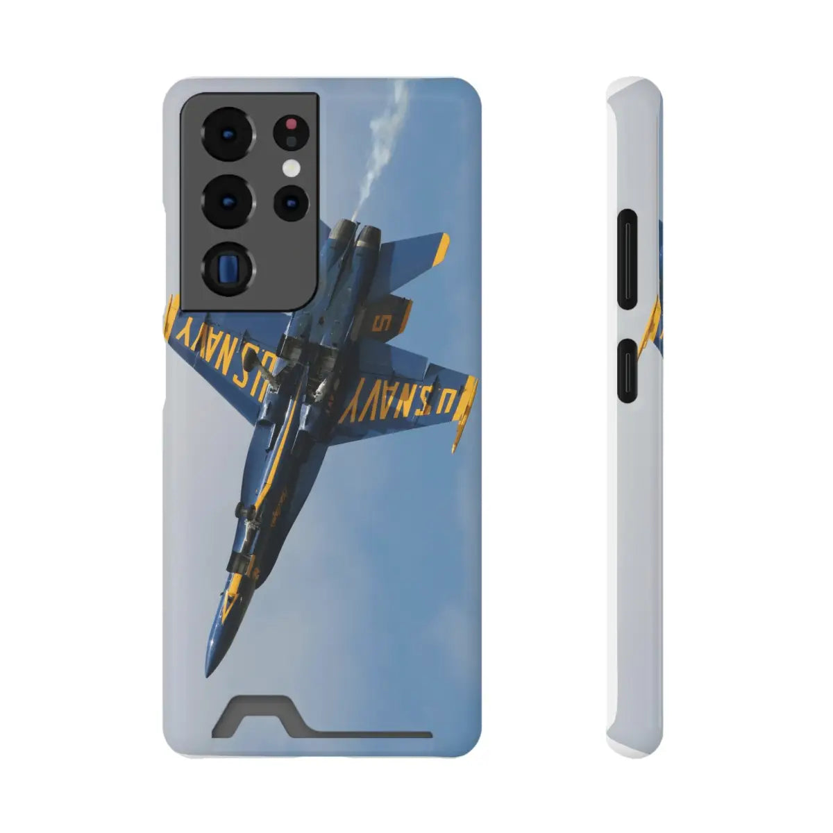 US Navy Blue Angels Phone Case with Card Holder - U.S. Fighter Jet Design - Gifts for pilots - Aviation apparel