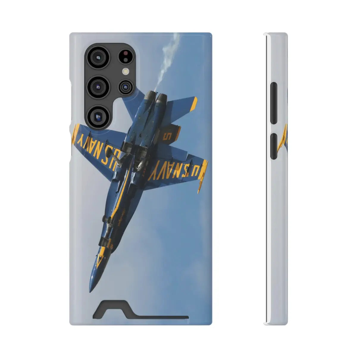 US Navy Blue Angels Phone Case with Card Holder - U.S. Fighter Jet Design - Gifts for pilots - Aviation apparel