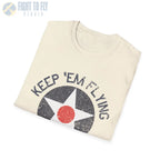 USAAC Roundel “Keep ’Em Flying” 1919–1941 Insignia - T-Shirt - Pilot gifts - WWII warbird t-shirt