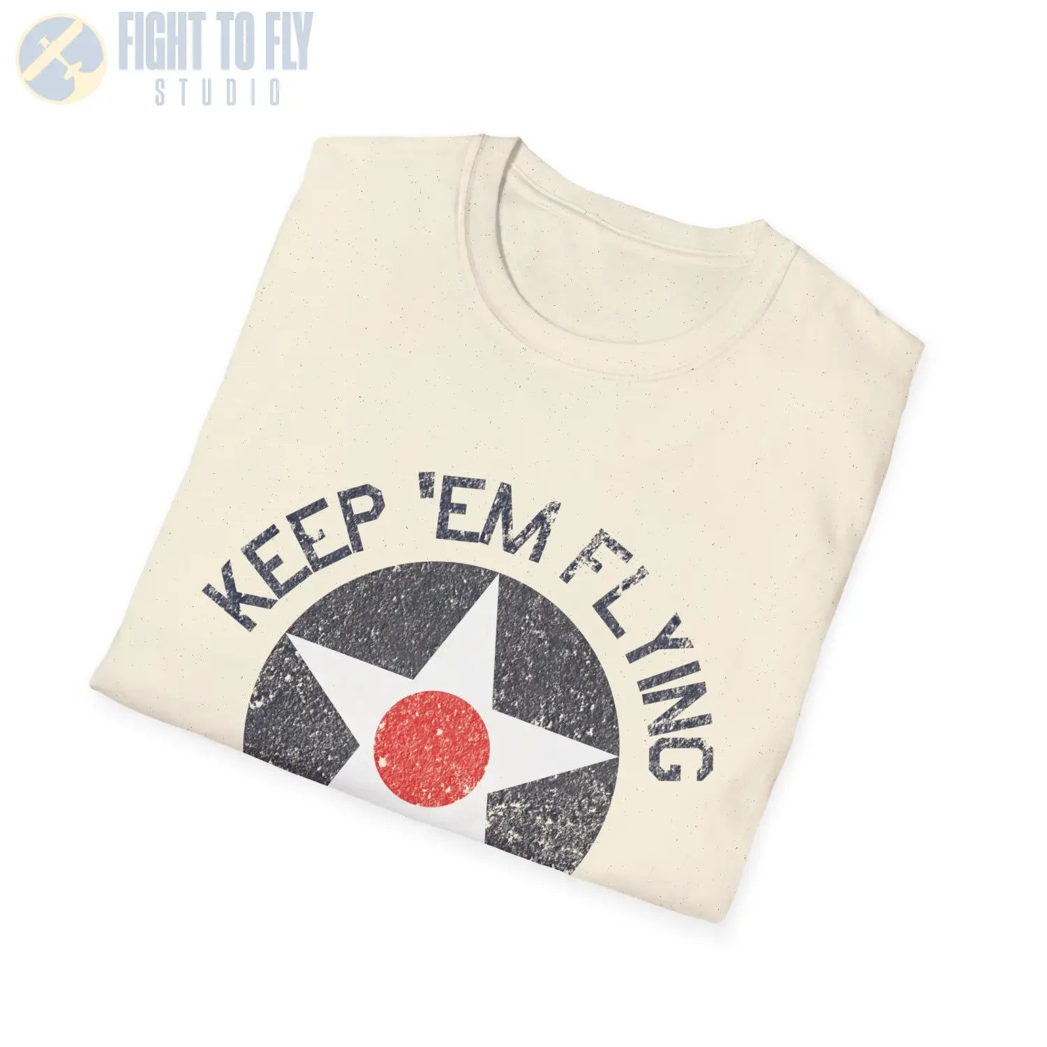 USAAC Roundel “Keep ’Em Flying” 1919–1941 Insignia - T-Shirt - Pilot gifts - WWII warbird t-shirt
