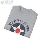 USAAC Roundel “Keep ’Em Flying” 1919–1941 Insignia - T-Shirt - Pilot gifts - WWII warbird t-shirt