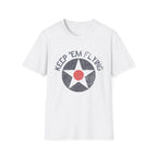 USAAC Roundel “Keep ’Em Flying” 1919–1941 Insignia - T-Shirt - Pilot gifts - WWII warbird t-shirt