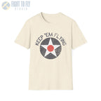 USAAC Roundel “Keep ’Em Flying” 1919–1941 Insignia - T-Shirt - Pilot gifts - WWII warbird t-shirt