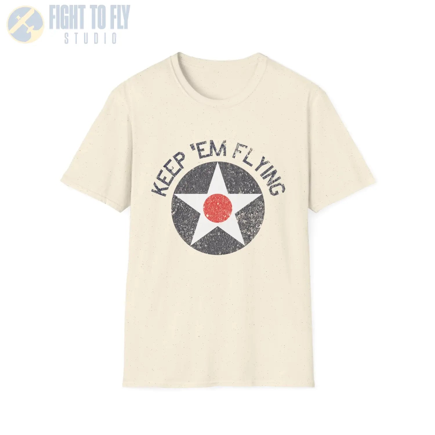 USAAC Roundel “Keep ’Em Flying” 1919–1941 Insignia - T-Shirt - Pilot gifts - WWII warbird t-shirt