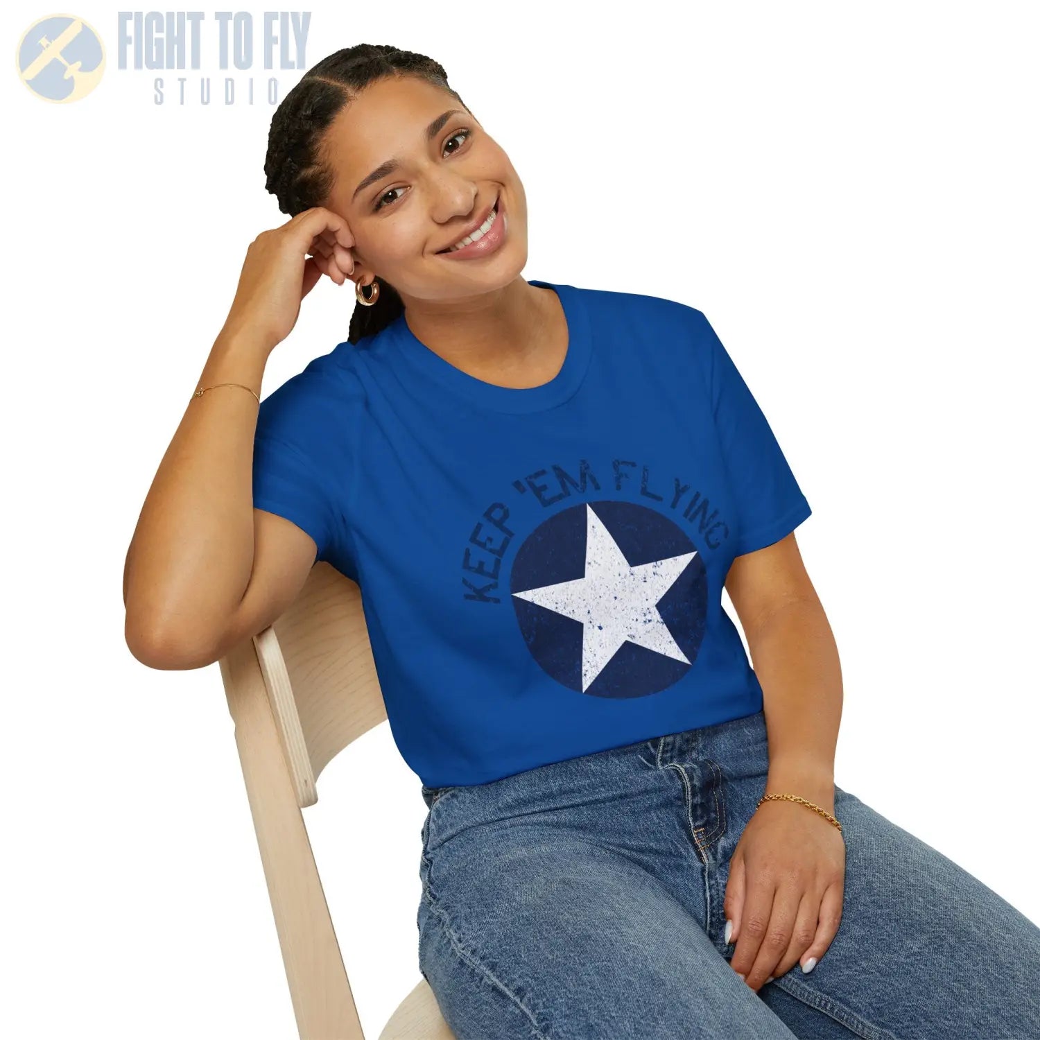 USAAF Roundel “Keep ’Em Flying” 1942 Insignia T Shirt Pilot gifts WWII warbird t shirt