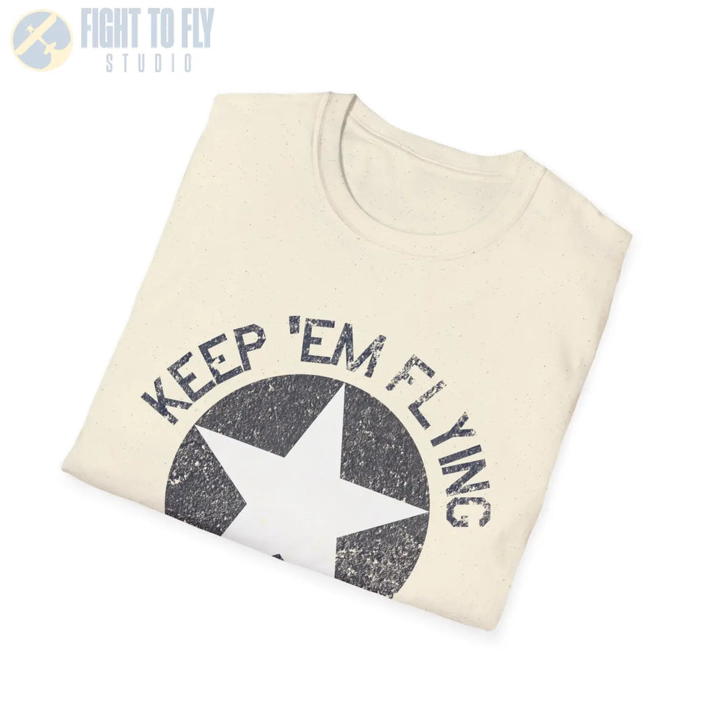 USAAF Roundel “Keep ’Em Flying” 1942 Insignia T Shirt Pilot gifts WWII warbird t shirt
