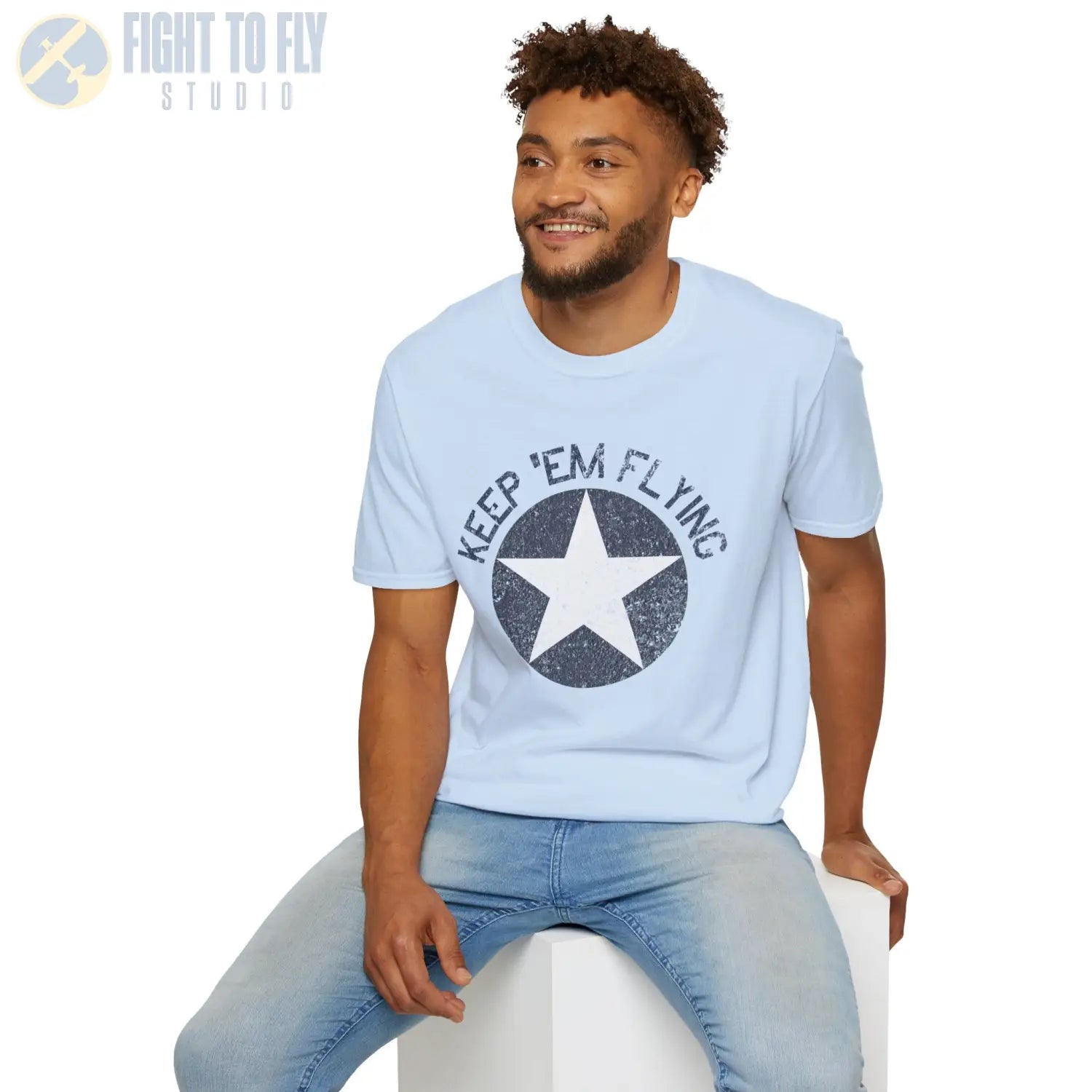 USAAF Roundel “Keep ’Em Flying” 1942 Insignia T Shirt Pilot gifts WWII warbird t shirt