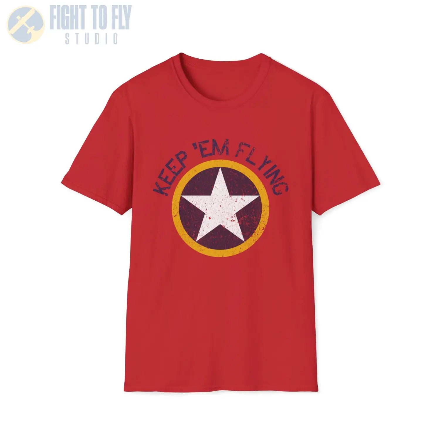 USAAF Roundel “Keep ’Em Flying” 1942 Insignia T Shirt Pilot gifts WWII warbird t shirt