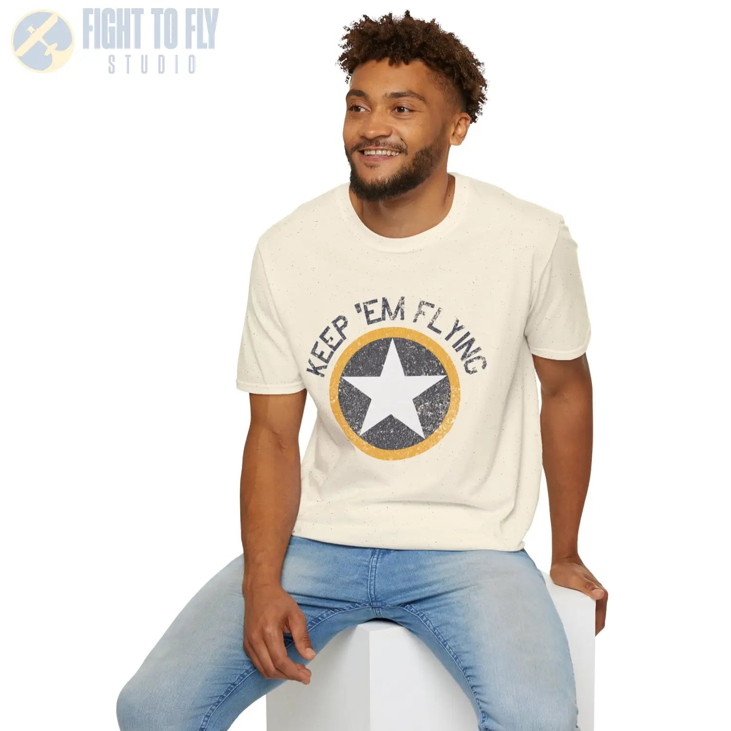 USAAF Roundel “Keep ’Em Flying” 1942 Insignia T Shirt Pilot gifts WWII warbird t shirt
