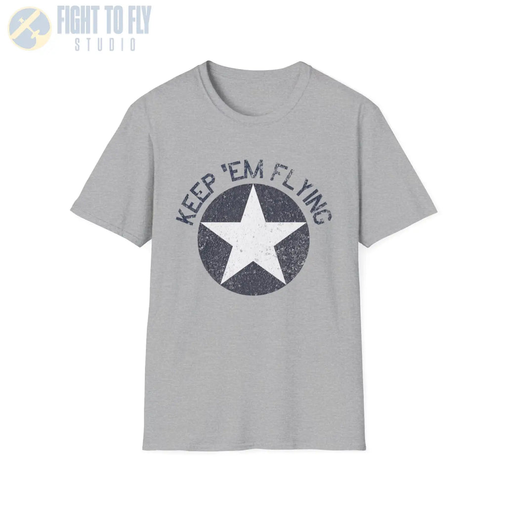 USAAF Roundel “Keep ’Em Flying” 1942 Insignia - T-Shirt - Pilot gifts - WWII warbird t-shirt