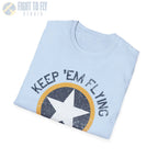 USAAF Roundel “Keep ’Em Flying” 1942 Insignia - T-Shirt - Pilot gifts - WWII warbird t-shirt