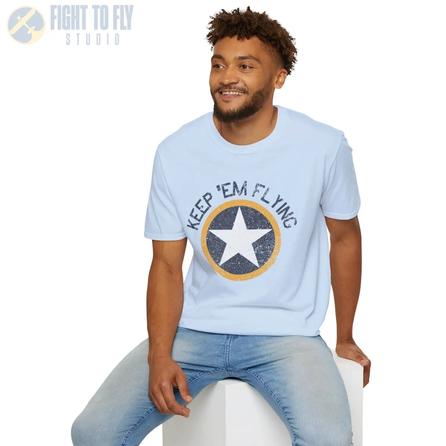 USAAF Roundel “Keep ’Em Flying” 1942 Insignia - T-Shirt - Pilot gifts - WWII warbird t-shirt