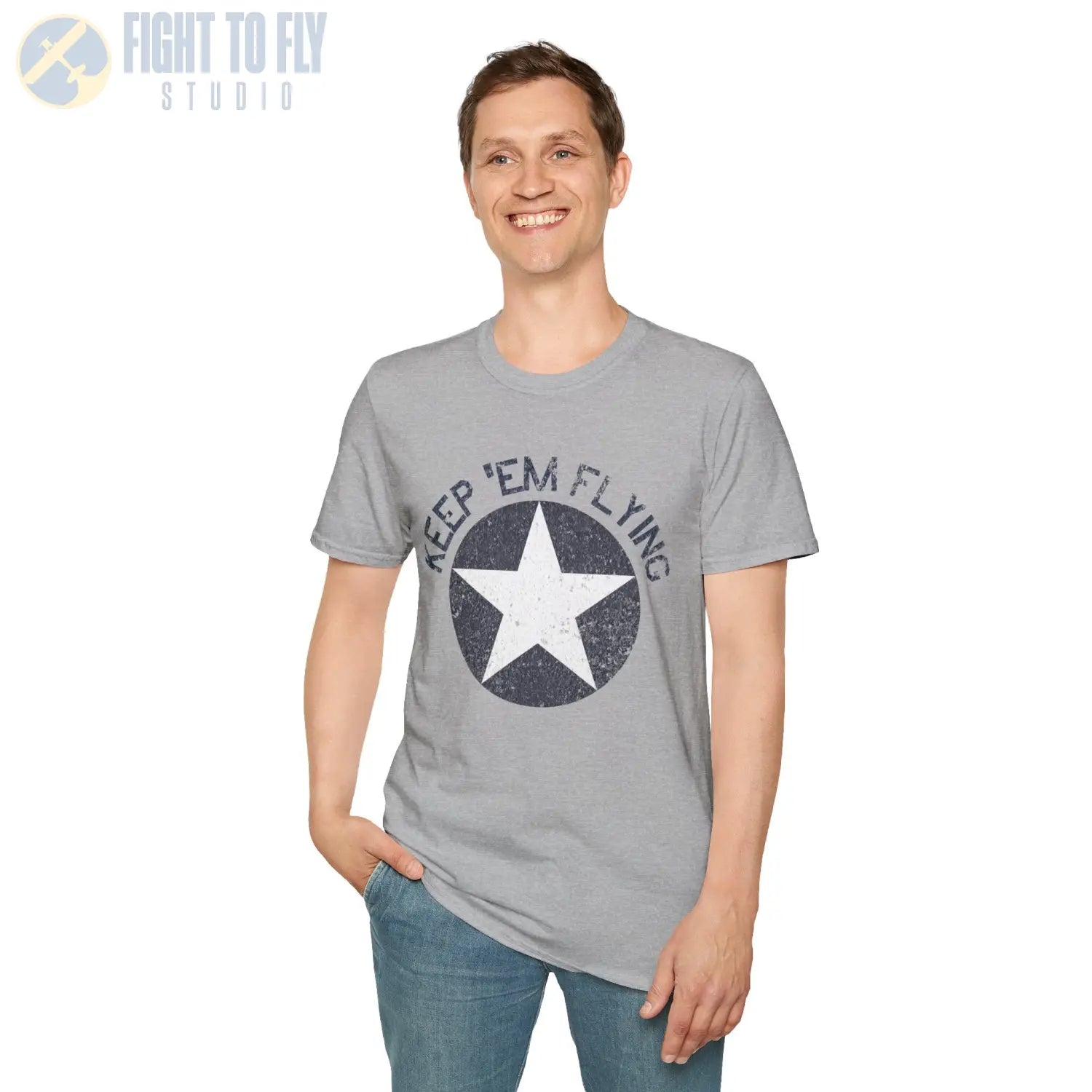 USAAF Roundel “Keep ’Em Flying” 1942 Insignia T Shirt Pilot gifts WWII warbird t shirt