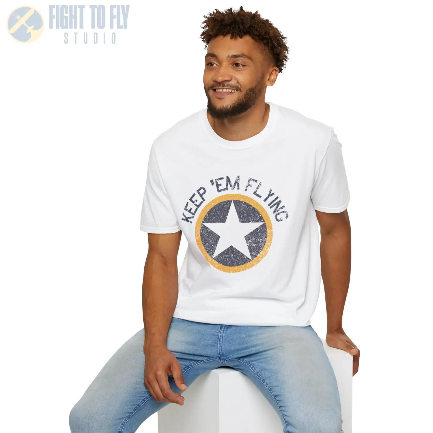 USAAF Roundel “Keep ’Em Flying” 1942 Insignia T Shirt Pilot gifts WWII warbird t shirt