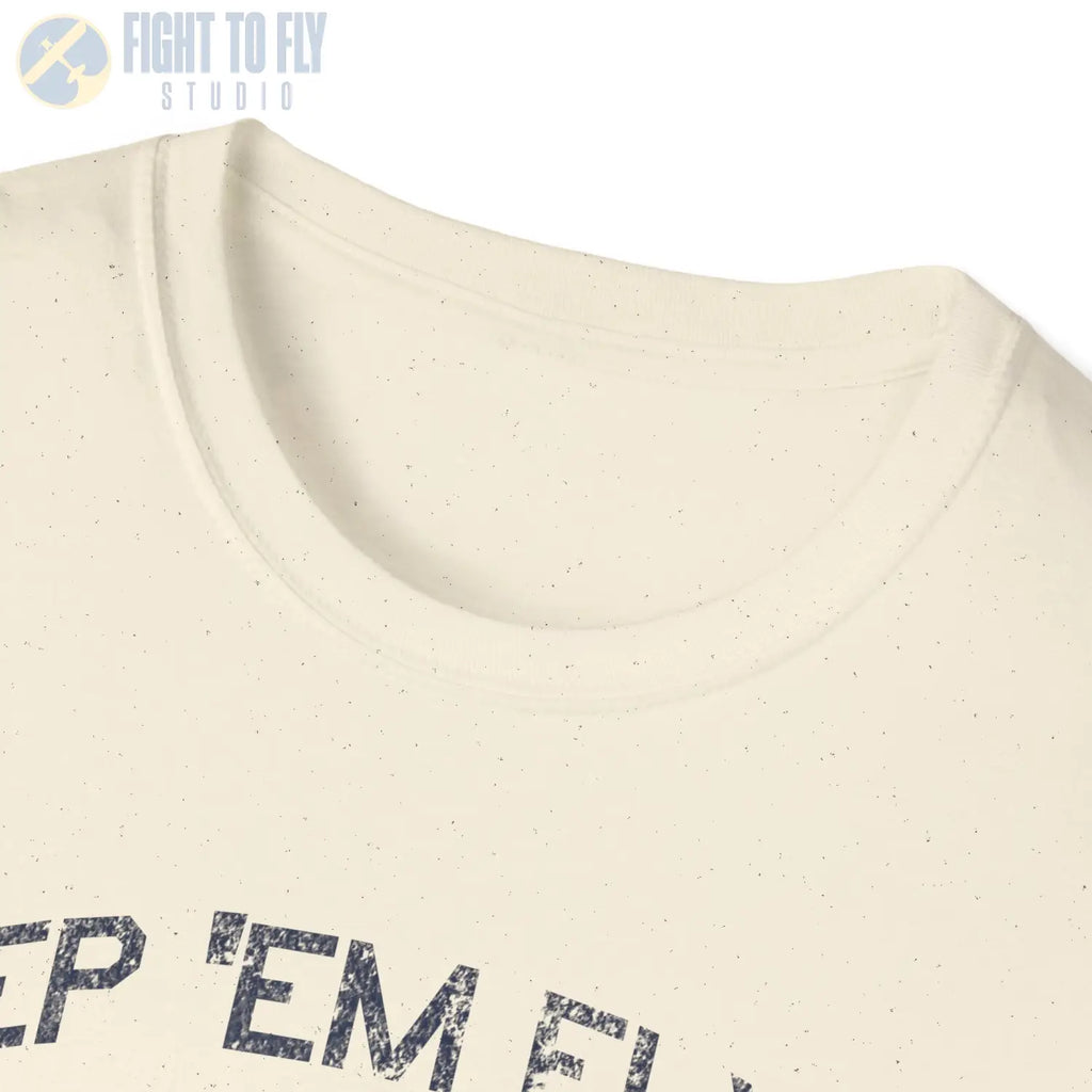 USAAF Roundel “Keep ’Em Flying” 1943 Red Outline T Shirt Pilot gifts WWII warbird t shirt