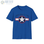 USAAF Roundel “Keep ’Em Flying” 1943 Red Outline - T-Shirt - Pilot gifts - WWII warbird t-shirt