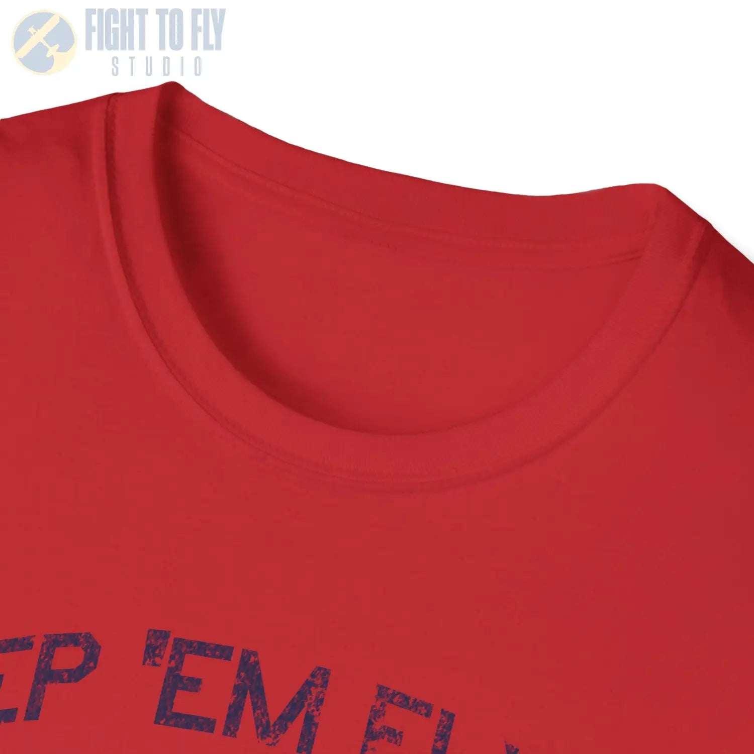 USAAF Roundel “Keep ’Em Flying” 1943 Red Outline - T-Shirt - Pilot gifts - WWII warbird t-shirt
