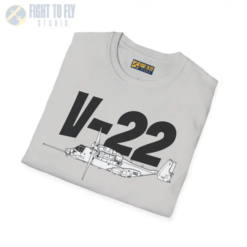 V-22 In-Flight Mode T-Shirt – Tiltrotor Military Aircraft Tee - Pilot gifts - WWII warbird t-shirt