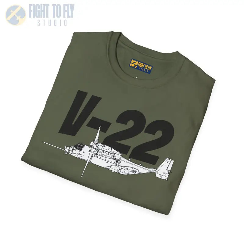V-22 In-Flight Mode T-Shirt – Tiltrotor Military Aircraft Tee - Pilot gifts - WWII warbird t-shirt
