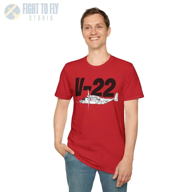 V-22 In-Flight Mode T-Shirt – Tiltrotor Military Aircraft Tee - Pilot gifts - WWII warbird t-shirt