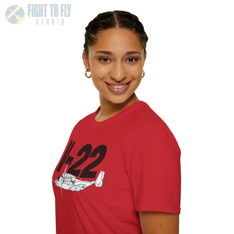 V-22 In-Flight Mode T-Shirt – Tiltrotor Military Aircraft Tee - Pilot gifts - WWII warbird t-shirt