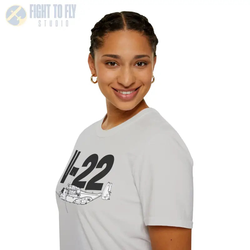 V-22 In-Flight Mode T-Shirt – Tiltrotor Military Aircraft Tee - Pilot gifts - WWII warbird t-shirt
