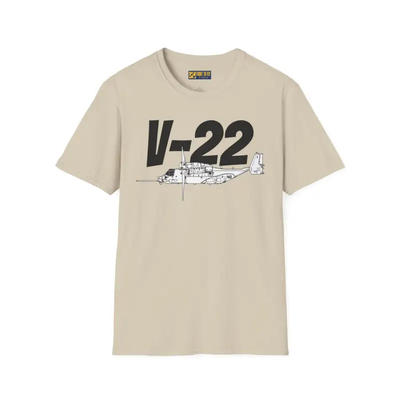 V-22 In-Flight Mode T-Shirt – Tiltrotor Military Aircraft Tee - Pilot gifts - WWII warbird t-shirt