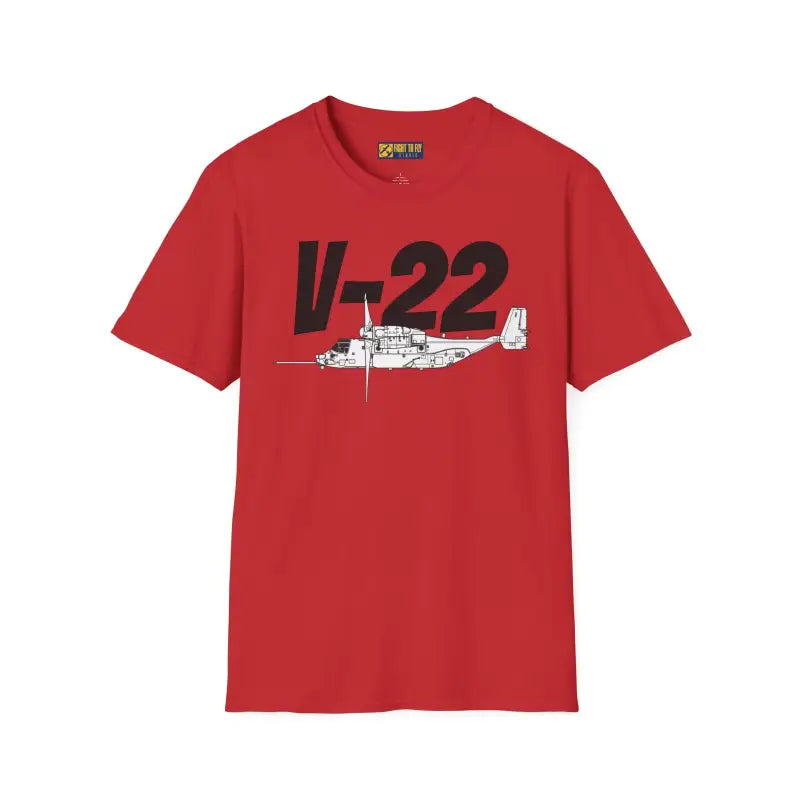 V-22 In-Flight Mode T-Shirt – Tiltrotor Military Aircraft Tee - Pilot gifts - WWII warbird t-shirt