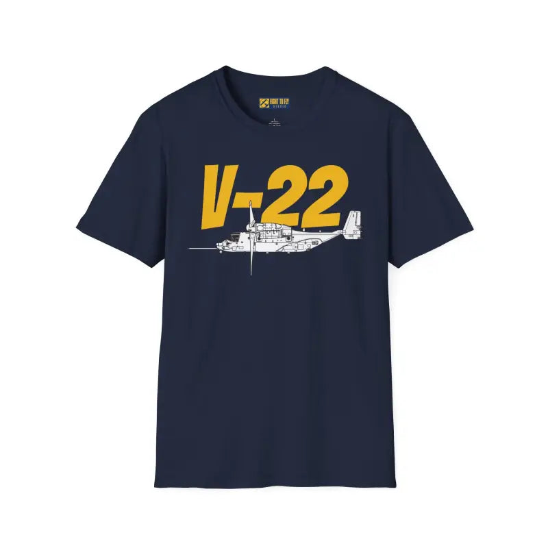V-22 In-Flight Mode T-Shirt – Tiltrotor Military Aircraft Tee - Pilot gifts - WWII warbird t-shirt