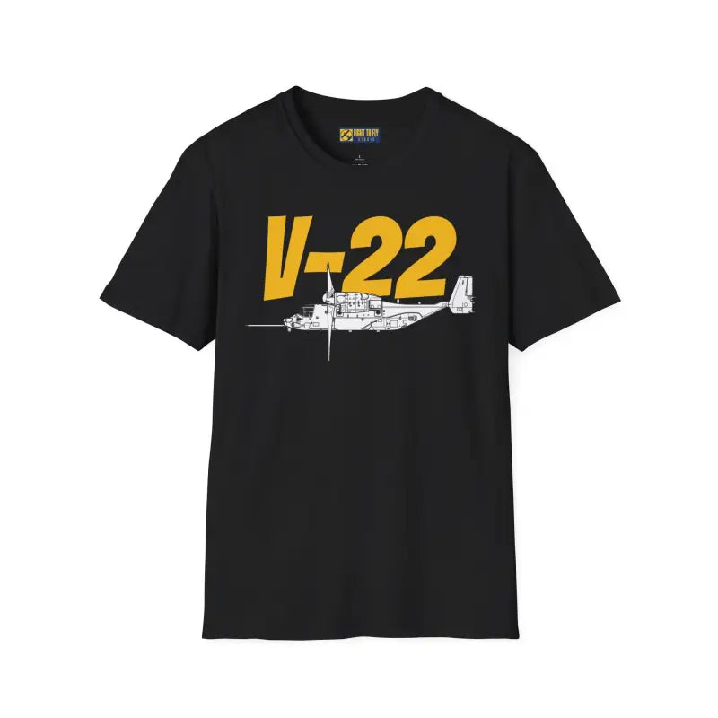 V-22 In-Flight Mode T-Shirt – Tiltrotor Military Aircraft Tee - Pilot gifts - WWII warbird t-shirt